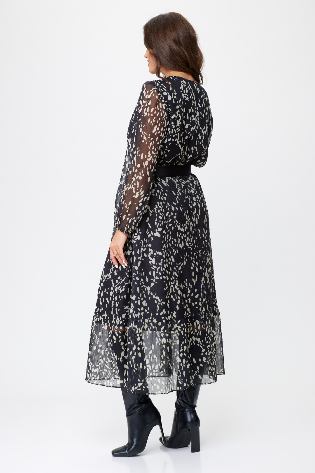 Платье Abbi style 1023 графит